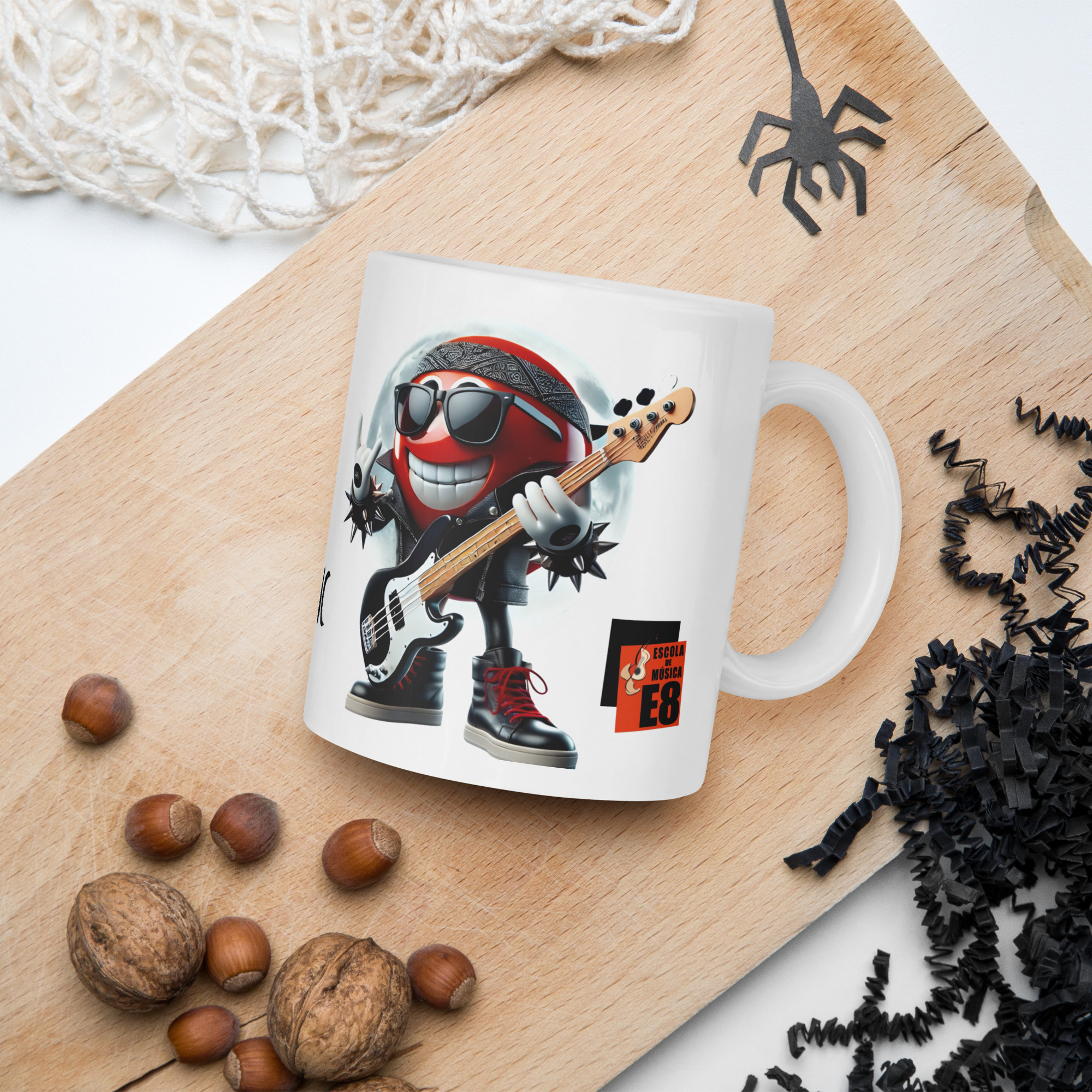 Taza blanca brillante E8 - Imagen 4