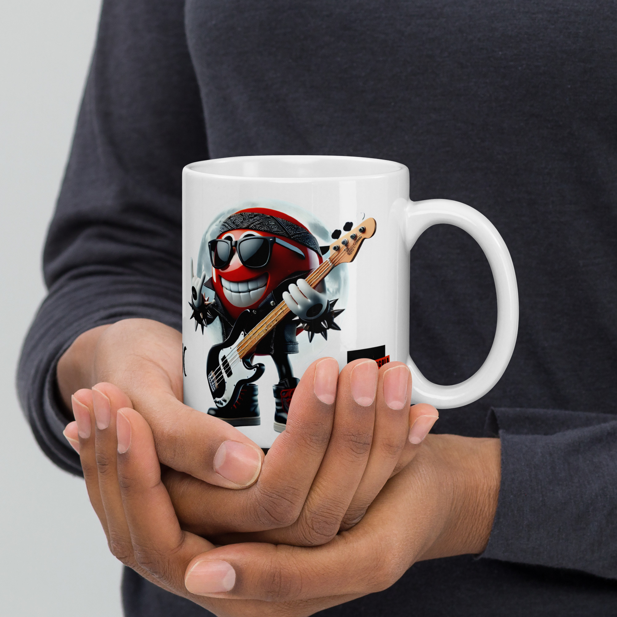 Taza blanca brillante E8 - Imagen 3